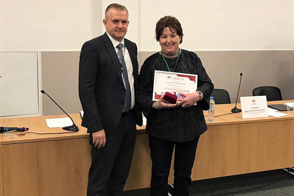 ЗАВЕДУЮЩАЯ КАФЕДРОЙ РЯЗГМУ НАГРАЖДЕНА ОРДЕНОМ «ЗА ЗАСЛУГИ ПЕРЕД СТОМАТОЛОГИЕЙ»