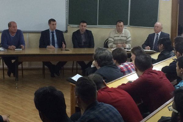 Встреча ректора с иностранными студентами