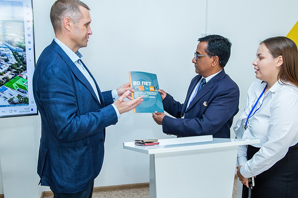 РЯЗГМУ ПОСЕТИЛ МИНИСТР ОБРАЗОВАНИЯ ПОСОЛЬСТВА ИНДИИ