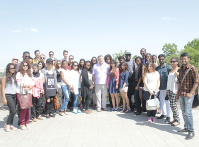 Экскурсия в столицу для студентов-иностранцев  