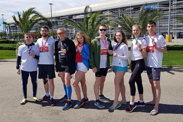 Студенты РязГМУ  стали участниками полумарафона «Сочи Автодром»