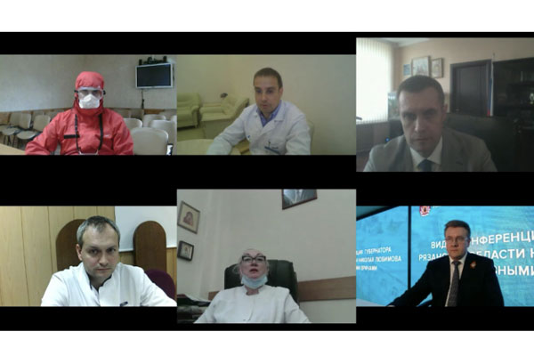 РЕКТОР РЯЗГМУ ПРИНЯЛ УЧАСТИЕ В ВИДЕОКОНФЕРЕНЦИИ ГУБЕРНАТОРА С ГЛАВНЫМИ ВРАЧАМИ РЕГИОНА 