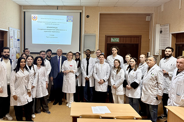 ОЛИМПИАДЫ НА РУССКОМ, АНГЛИЙСКОМ И ФРАНЦУЗСКОМ: ИТОГИ КАФЕДРЫ ГОСПИТАЛЬНОЙ ТЕРАПИИ