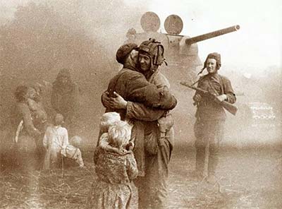 Война и мир. Ждем Победу.