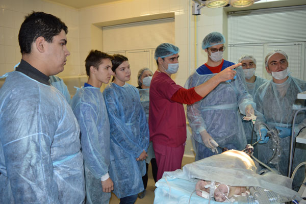 Открытый урок в учебной операционной WetLab  