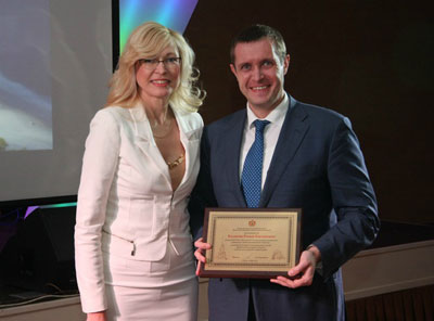 Ректор университета удостоен специальной награды регионального Министерства молодёжной политики, физической культуры и спорта