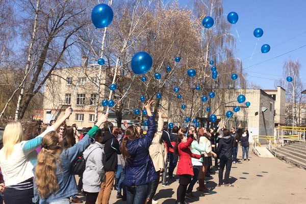 В РЯЗГМУ ОТМЕТИЛИ ДЕНЬ КОСМОНАВТИКИ  МАССОВОЙ ЗАРЯДКОЙ  